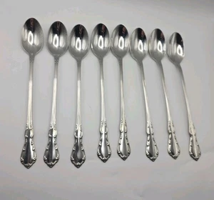 8 Oneida WHITTIER Edelstahl Eisteelöffel Oneida Geschirr Besteck 7 1/2 Zoll - Bild 1 von 7