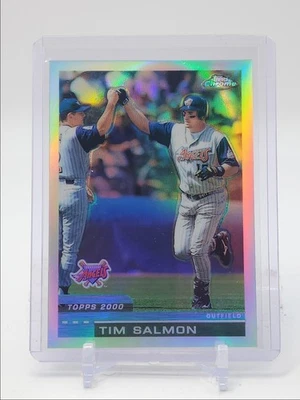 TIM SALMON 2000 TOPPS CHROME BASEBALL REFRACTOR ANGELS Q3562 - Image 1 of 2