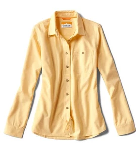 Orvis Tech Chambray Butter Work Performance Shirt Long Sleeve M Womens Outdoor - Bild 1 von 10