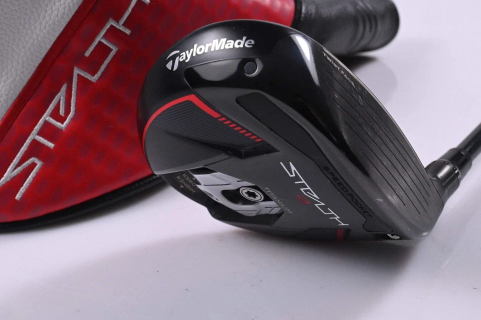 Taylormade Stealth 2 Plus #3 Wood / 15 Degree / Stiff Flex Kai'li Red 75 Shaft - Image 1 of 4