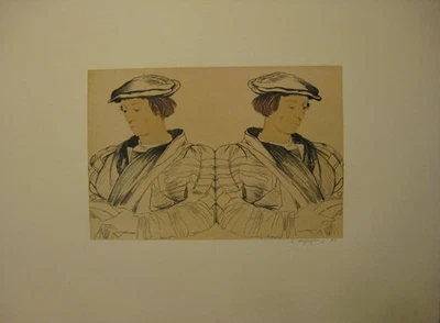 Svetlana Kopystiansky Farblithographie Der Spiegel 1994 signiert Lithographie - Bild 1 von 3