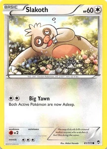 Slakoth 81/111 XY - Furious Fists Pokemon 007999 - Picture 1 of 2