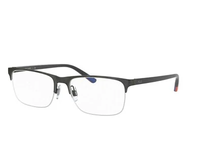 Polo Ralph Lauren PH1202 9422 Gray Semi Rim Optical Eyeglasses Frame 53-17-145 A - Изображение 1 из 4