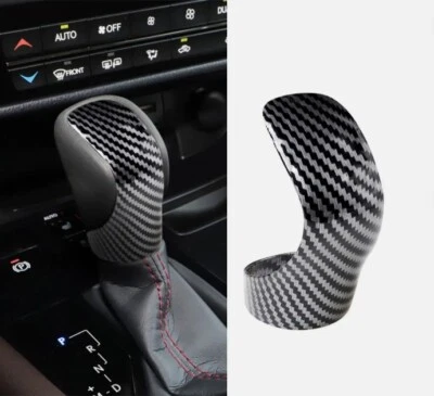 For 15-18 LEXUS ES GS RC Carbon Fiber Car Gear Shift Knob Cover Shifter Trim N9 - Image 1 of 4