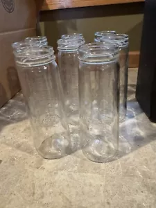 Vintage Glass Baby Bottles 8 oz Hygeia Ball Lot Of 8 NO TOPS 1 Vita Flo 4oz - Picture 1 of 12