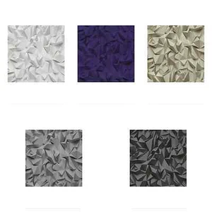 New P&S Times 3D Effect Triangle Pattern Geometric Non Woven - 5 Colours - - Picture 1 of 6