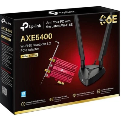 TP-Link Archer TXE75E AXE5400 Wireless Tri-Band Wi-Fi 6E & Bluetooth 5.3 PCIe Ad - Image 1 of 3