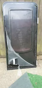 Swift Elddis Hartal motorhome caravan door window top half black 73.2538.8001 - Picture 1 of 3