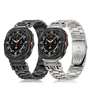 Metal Band For Samsung Galaxy Watch Ultra 47mm One Click Attachment Replacement - Picture 1 of 30