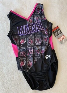 New GK ELITE Marvel Comics MARVEL AVENGERS Leotard GYMNASTICS Super Hero AXS - Picture 1 of 6