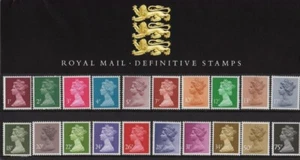 1987 Questa Machin Low Value Definitive 1p to 75p Presentation Pack no 9 Cat £30 - Picture 1 of 1