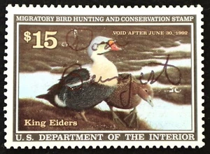 U.S. Used Stamp Scott #RW58 $15 Federal Duck Hunting. VF - XF. Choice! - Picture 1 of 2
