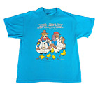 T-shirt imprimé drôle imprimé vintage 1993 motards bleus porcs lookin' for poussins