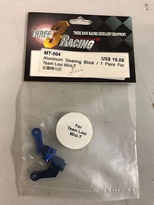 3Racing Aluminium Steering blocks for Losi Mini T MT-004 - Picture 1 of 1