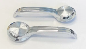 65-67 GTO Chevelle Camaro Firebird Inner Door Handles Inside Pull Interior PAIR! - Foto 1 di 1