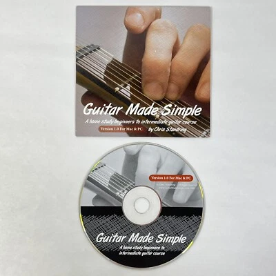 GUITAR MADE SIMPLE beginner to intermediate guitar course Chris Standring CD-ROM - Image 1 of 4
