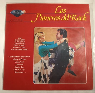 LOS PIONEROS DEL ROCK, FEAT. CHUCK BERRY, CHARLIE RICH, 1983 MEXICAN LP - Image 1 of 4