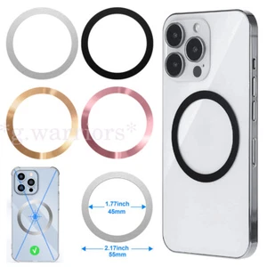 3x Magnetic Wireless Compatible Car Charger Metal Ring For Magsafe iPhone Galaxy - Picture 1 of 17
