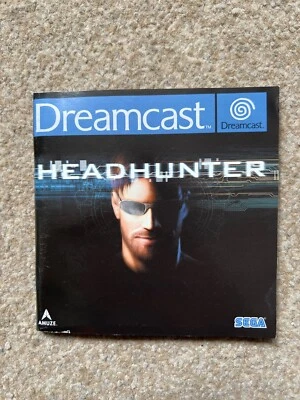 Headhunter Dreamcast Manual ONLY Replacement Instruction Booklet - Image 1 of 3