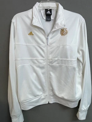 Adidas Charlotte Bobcats NBA Cremallera Completa Blanco y Dorado Chaqueta de Pista talla L Foto 1 de 3