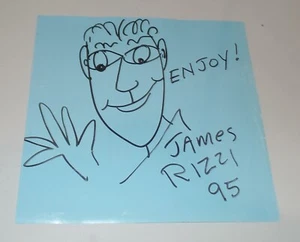 JAMES RIZZI, original signed ca. 20x22 cm (9261) ZEICHNUNG - Bild 1 von 1