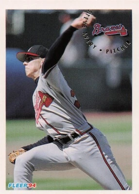 1994 Fleer #350 Steve Avery - Image 1 of 2