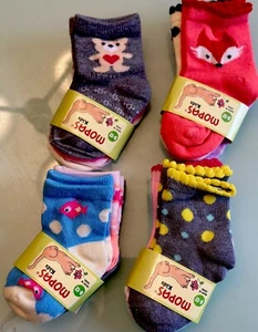 4 Pair/ Pack Of 3, Baby Mopac Socks 0-12 Months - Picture 1 of 7