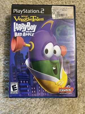 VeggieTales: Larry Boy and the Bad Apple (Sony PlayStation 2, 2006) Complete  - Image 1 of 4