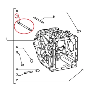 Gefangen Kurbelgehäuse Kopf Länge 115 MM Fiat Cinquecento Original 7697316 - Bild 1 von 1