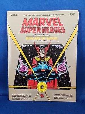 Marvel Super Heroes MHAC 9 REINOS DE MAGIA por Kim Eastland TSR Foto 1 de 4