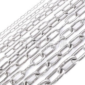 Short / Long Link Chain A2 Stainless Steel 1.2mm 1.5mm 2mm 2.5mm 3mm 4mm to 16mm - Picture 1 of 9
