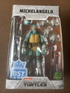 TMNT Michelangelo Figura Soggetti Leali BST AXN Teenage Mutant Ninja Turtles Nuovo con scatola - Foto 1 di 16