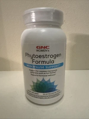 Fórmula feminina de fitoestrogênio GNC suporte para menopausa 120 cápsulas gelatinosas melhor por 10/2025 - Imagem 1 de 4