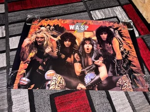 W.A.S.P. “1985 Band -Sawblade Logo” Poster Blackie Lawless_Stephen Riley_metal - Picture 1 of 10