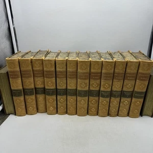 VTG - Leather And Finely Bound - Prescott’s Works - Ind. Sold 1858!!! DG - Picture 1 of 15