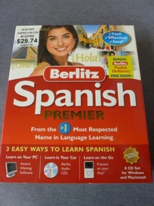Nova Development Novatel Berlitz Spanish Premier for PC Windows, Mac - Complete - Picture 1 of 12