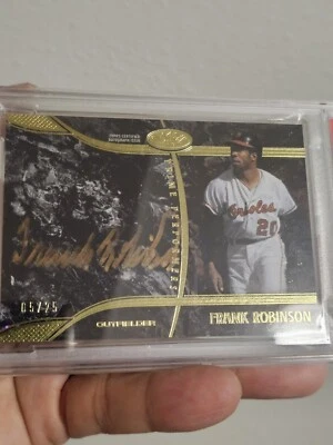 2016 Topps Tier 1 Frank Robinson On Card Autograph! #05/25 - SSP!  PSA 9! MINT! - Image 1 of 4