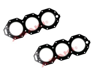 For OMC Johnson Evinrude 200-225 HP V6 Gasket 333670 334726 18-3839 34590 X2 PCS - Foto 1 di 7