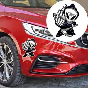Funny Horror Skeleton Skull 3D Sticker Decal Home Car Truck Door Window Decorate - Foto 1 di 7