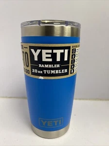 YETI Rambler 20oz Tumbler with Magslider- Big Wave Blue - Picture 1 of 6