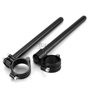 47mm Universal Motorcycle Rised Clip-On Handlebar Fork Handle Bars 22mm 7/8'' - Bild 1 von 10