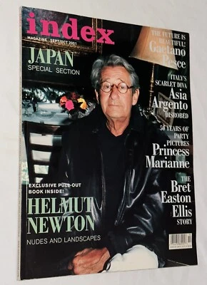 Index Magazine Helmut Newton w/ Special Insert Sept/Oct 2001 Photography - Image 1 of 4