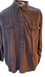 Vintage Fieldmaster Shirt Mens 2XL Brown Button Down Corduroy L S Gorpcore - Picture 1 of 4