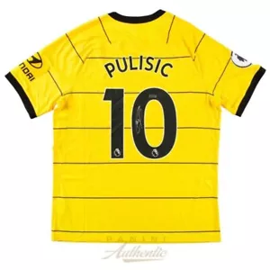 Christian Pulisic signiertes 2021-22 Chelsea FC #10 authentisches Trikot Panini - Bild 1 von 5