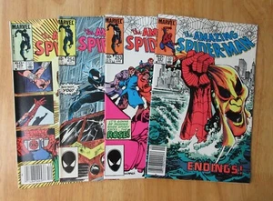 Lot of *4* AMAZING SPIDER-MAN! 251 Newsstand!, 253, 254 (FN/VF to VF-), 259 (VF) - Picture 1 of 6