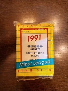 1991 Pro Cards Greensboro Hornets Team Set w/Marino Rivera - Picture 1 of 6