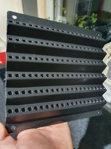 120 HOLES SCREWDRIVER BIT HOLDER HEX SHANK 6.35mm 1/4" WALL MOUNT - Picture 1 of 1