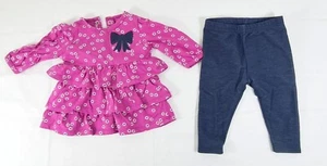 Top abito bambina Carter's con set jegging 3 mesi - Foto 1 di 12