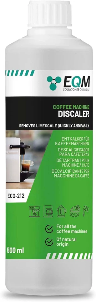 EQM - ECO- 212 - Decalcificante per Macchine Da Caffè - 500 ML - 100 Origine Na