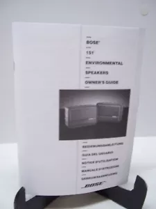 Bose 151 Environmental Speakers Owner's Manual - Picture 1 of 2
